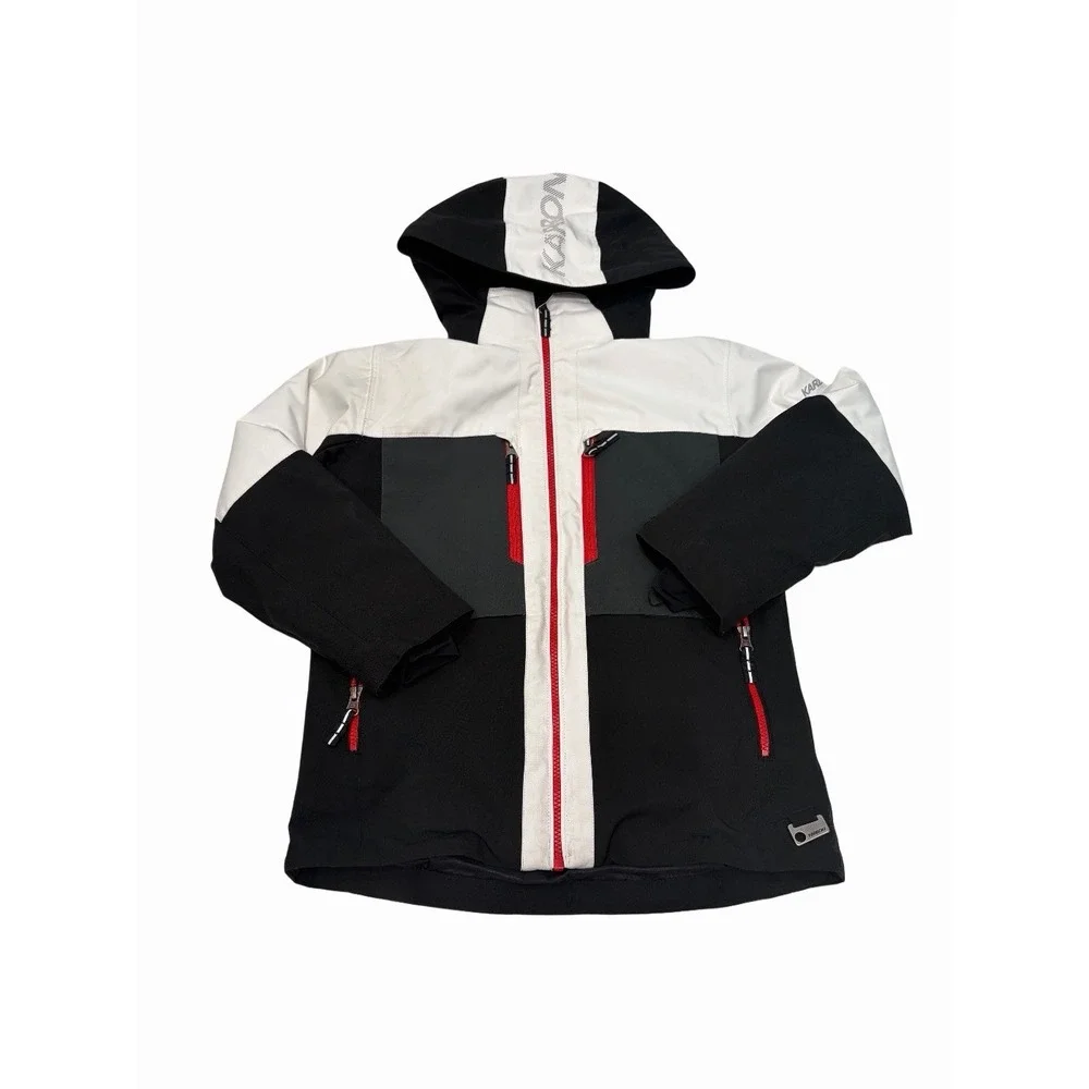 Karbon Boys Ski Winter Insulated Hooded Jacket Size 10